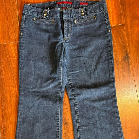 Banana Republic Women's Navy and Blue Jeans - Picture 1 of 8